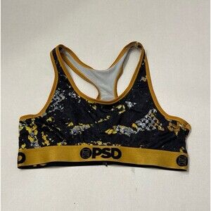 PSD Sports Bra Size XL Black/Gold